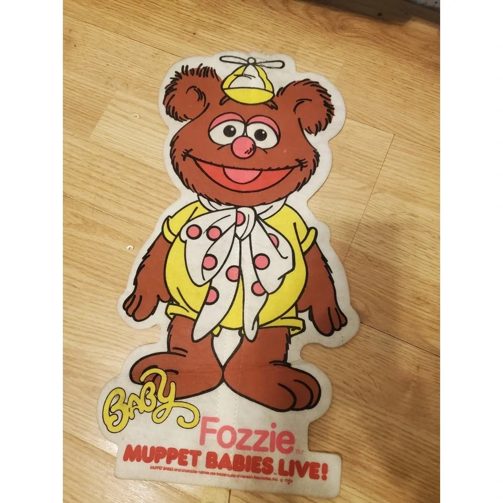 Vintage Sesame Street Live Pennants 4 Of Them.Big Bird, Fozzie